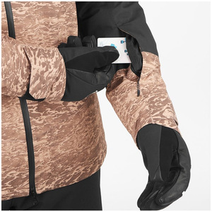 Chaqueta de Invierno con Capucha para Hombre, Nueva Llegada 2026, Personalizada, Impermeable, de Poliéster, Cortavientos, Camuflaje Marrón, Abrigo para Exteriores - Product Image 3