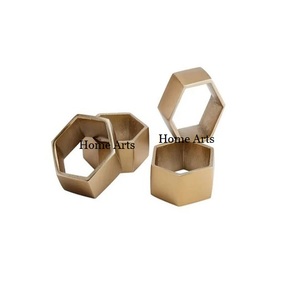 Ensemble de 3 anneaux à serviettes en laiton de qualité supérieure, pour la maison, l'hôtel, le restaurant, à prix imbattable - Product Image 4