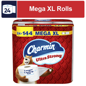 Charmin-<b>Toilet</b> Paper Ultra Strong, 24 Mega XL Rolls - Product Image 2