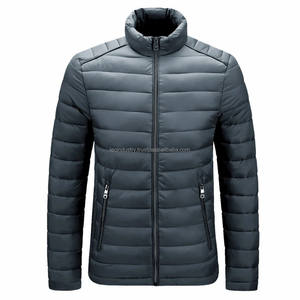 Chaqueta acolchada de invierno personalizada para hombre, prendas de vestir informales con cuello levantado, abrigos de alta calidad, chaqueta acolchada para hombre - Product Image 5