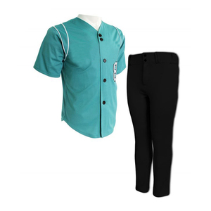 Camiseta de Béisbol Unisex de Moda, Cómoda, con Botones, Diseño de Logotipo Personalizable, Uniforme para Softbol, Estilo Conjunto, Tallas Grandes - Product Image 1