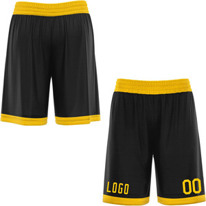 Shorts de basket-ball personnalisés pour hommes, logo brodé, polyester, maille respirante, séchage rapide, fermeture à cordon, vêtements de sport athlétiques - Product Image 1