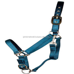 Cabestro de caballo de nailon grueso ligero y cómodo suave colorido en muchos colores y tamaños personalizados, accesorios ajustables de acero inoxidable - Product Image 4