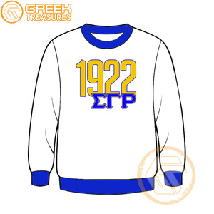 Sudadera de lana de algodón Sigma Gamma Rho personalizada de alta calidad, Jersey bordado, chaqueta para mujer, ropa griega, estilo de hermandad - Product Image 5