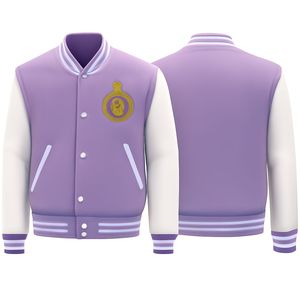 Veste universitaire avec logo personnalisé Vestes à col de baseball de l'équipe sportive Vestes unisexes de printemps Blank Varsity Lettermans Jackets - Product Image 3