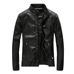 Latest Style Wholesale Windproof Men <b>Leather</b> Jacket Best Selling Waterproof Men <b>Leather</b> Jacket - Product Image 1