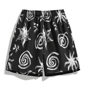 Shorts de gym pour hommes à séchage rapide pas cher en vente en gros de shorts d'entraînement de fitness en maille de plage avec poches taille imprimée en polyester uni - Product Image 1