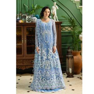 Vestido de Novia Maxi Rosa sin Tirantes con Bordado Floral, Cintura Natural, Largo hasta el Suelo, Corte en A, con Encaje y Malla para Mujer - Product Image 4