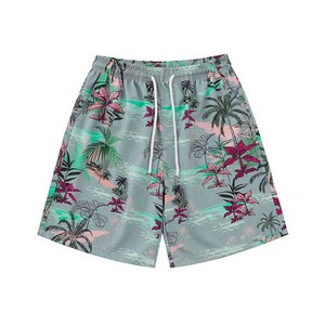 Pantalones cortos elásticos de 4 vías, pantalones cortos de playa, pantalones cortos de Surf de secado rápido para hombre, pantalones cortos personalizados al por mayor - Product Image 1