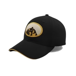 Custom Logo <b>Quick</b>-<b>Dry</b> Performance Golf Hat 5-Panel Moisture-Wicking Sports <b>Cap</b> For Men Metal Clip Closure For Golf Tournaments - Product Image 2