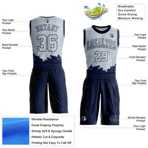 Uniforme de Baloncesto de Alta Calidad, Sublimación de Secado Rápido, Diseño Único Personalizado - Product Image 2