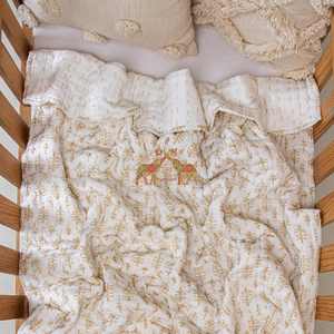 Handmade Kantha Block Print Baby <b>Quilt</b> Best Quality Soft Organic Cotton Floral Custom <b>Bedding</b> for Winter Use for Home - Product Image 6