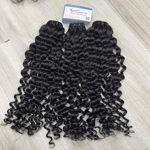 Vente en gros Extensions de cheveux à double trame Cheveux humains vietnamiens Paquets de cheveux bouclés vierges - Product Image 6