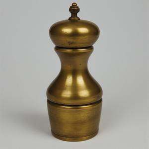 Molinillo decorativo de sal y pimienta de acero inoxidable con superficie plateada pulida Trabajo artesanal que ofrece acento para cenar - Product Image 5