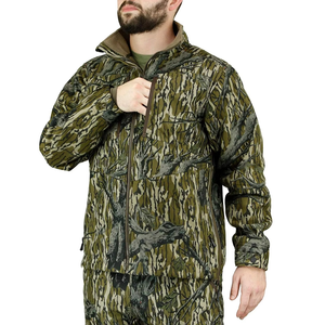 Veste tactique camouflage durable, silencieuse, imperméable, d'hiver, à fermeture éclair, à capuche, chaude, pour la chasse, col montant, qualité supérieure, respirante - Product Image 3