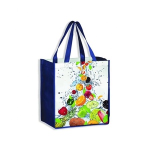 Contraste brodé laine brodé femmes sac à main couleur verte Eco petits sacs à provisions décoration sac à main fourre-tout pour dames - Product Image 3