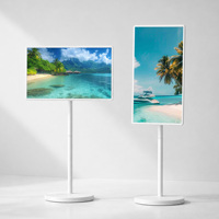 Pantalla Digital Comercial de Señalización Digital de 32 Pulgadas 4K Antideslumbrante para Interiores, con Soporte de Texto, para Uso en Centros Comerciales y Negocios de Autoservicio