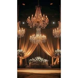 <b>Rose</b> Dream Cascade Elegant Flowing Floral Backdrop Radiating Romance and Timeless Beauty Perfect for Weddings Anniversaries - Product Image 1