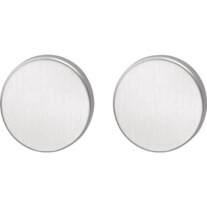 Stainless Steel Keyhole Rosette Pair 58 F00 with 8 mm Escutcheon Thickness Blind Round EDI Glass <b>Key</b> <b>Chains</b> - Product Image 1