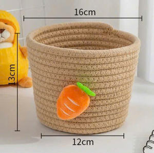 Cesta de almacenamiento de cocina colorida con algodón para pan o caja de regalo, accesorios de cocina multifuncionales - Product Image 2