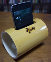 Venta de fábrica Grado Superior de madera de bambú portátil hecho a mano amplificador de sonido para universal del teléfono celular de sonido de refuerzo