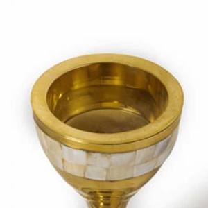 Quemador de Incienso Bakhoor de Lujo con Incrustaciones de Nácar Dorado, Porta Incienso de Oud, Estilo Antiguo Árabe, Mabkhara para el Hogar de Oriente Medio y el Golfo - Product Image 5