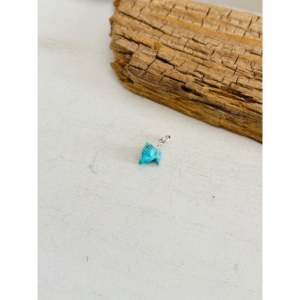 Breloques Colibris Artisanales Navajo en Turquoise Mohave et Argent Sterling – Composants et Apprêts pour Bijoux - Product Image 2