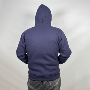 Sudadera con capucha con logotipo reflectante de gran tamaño en blanco de alta calidad, ropa de calle, sudaderas con capucha personalizadas para hombre, sudaderas con capucha básicas a precio de fábrica al por mayor - Product Image 3