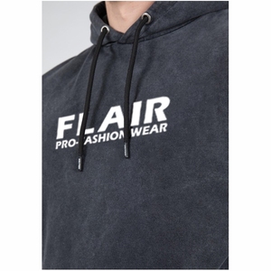 Sudadera con capucha de algodón 100% de alta calidad para hombres de gran tamaño Vintage sólido lavado efecto gota hombro diseño 3D Casual invierno - Product Image 4