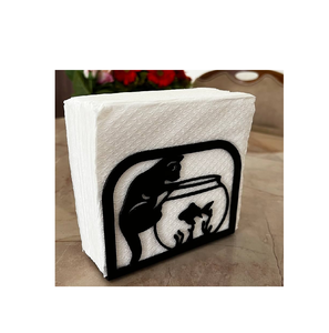 Porte-serviettes en métal nouveauté décor de table élégant porte-serviettes pour décoration de table dîner fête mariage - Product Image 1