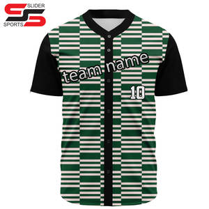 Camiseta de béisbol con logotipo personalizado de alta calidad, estilos ligeros de dos botones con mangas cortas para niños, camisetas de softbol incluidas - Product Image 5