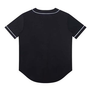 Camiseta de béisbol personalizada en blanco informal abotonada UNIFORMES DE EQUIPO hombres jóvenes sublimación cosida poliéster venta al por mayor superventas 2025 - Product Image 5