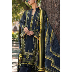 Conjunto de Traje de Lino Khaddar de 3 Piezas para Mujer con Dupatta Estampado Digital SC-52003 - Product Image 1