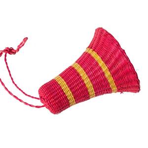 Adorno Navideño de Campana Tejida a Mano de Pasto Marino, Hecho en Vietnam, OEM ODM, Colorido, Festivo, Decorativo, Ecológico, para Colgar en las Fiestas - Product Image 4