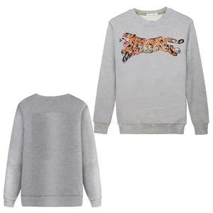 Sweatshirts personnalisés unisexes à col rond, sweat-shirt à imprimé bouffant personnalisé de grande taille, survêtement de sport, approvisionnement en usine - Product Image 4