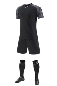 เสื้อฟุตบอลแบบกำหนดเองได้ พร้อมชื่อทีมและโลโก้ด้านหน้า เทคโนโลยีการตัดอัตโนมัติ รับผลิตแบบ OEM สำหรับชุดทีม - Product Image 6