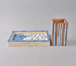 Tablero de MDF más atractivo, tablero de MDF, diseño de incrustaciones de resina y fregona, superventas con bandeja de servicio de alta calidad, hecha a mano, personalizada - Product Image 1