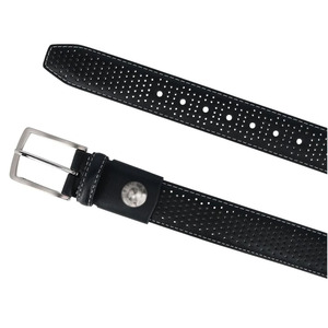 เข็มขัดกอล์ฟ35มม. แบบมีรูสำหรับผู้ชายหนังแท้พร้อมเข็มขัดหัวเข็มอัลลอยสำหรับผู้ชายโลโก้ออกแบบได้ตามต้องการ - Product Image 3