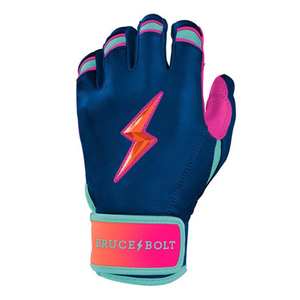 New Design 2025 Customized Leather Softball Baseball <b>Batting</b> Gloves Ambidextrous Breathable Hook Loop Closure Durable for Adults - Product Image 4