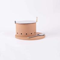 Dernière arrivée Hôtel Party Buffet Service Alimentaire Hotpot Nouveau Design Mobile Couvercle Base Casserole Réchauffeur avec Matériau Métallique