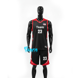 Camiseta de Baloncesto de Malla con Cuello Diferente y Logotipo Bordado de Diseño Personalizado - Product Image 6