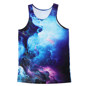 Men's 100% Organic Cotton Knitted Rib Tank Top Casual Gym Surf Soft Breathable Fitness Summer <b>Travel</b> <b>Washed</b> - Product Image 4