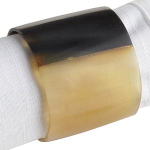 Servilleteros de Cuerno de Búfalo, Porta Servilletas Redondos para Hoteles de Lujo, Restaurantes y Mesas de Boda, Alta Calidad - Product Image 3