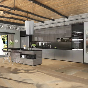 Gabinetes de Cocina Estilo Europeo 2025 de Alta Gama, Madera de Pino Sólida, Acabado en Laca MDF, Ecológicos y Resistentes al Agua - Product Image 4