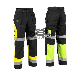 Vêtements de travail haute visibilité vente en gros, pantalon de travail multi-poches pour hommes. - Product Image 2