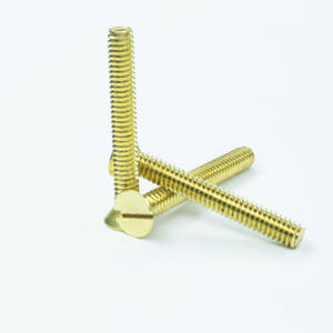 Tornillo de cobre plano ranurado #6-32x2 de la fábrica de hardware de Vietnam Tornillos de ajuste ovalados ISO 14585 2017 Color verdadero 48H Iluminación LED - Product Image 3