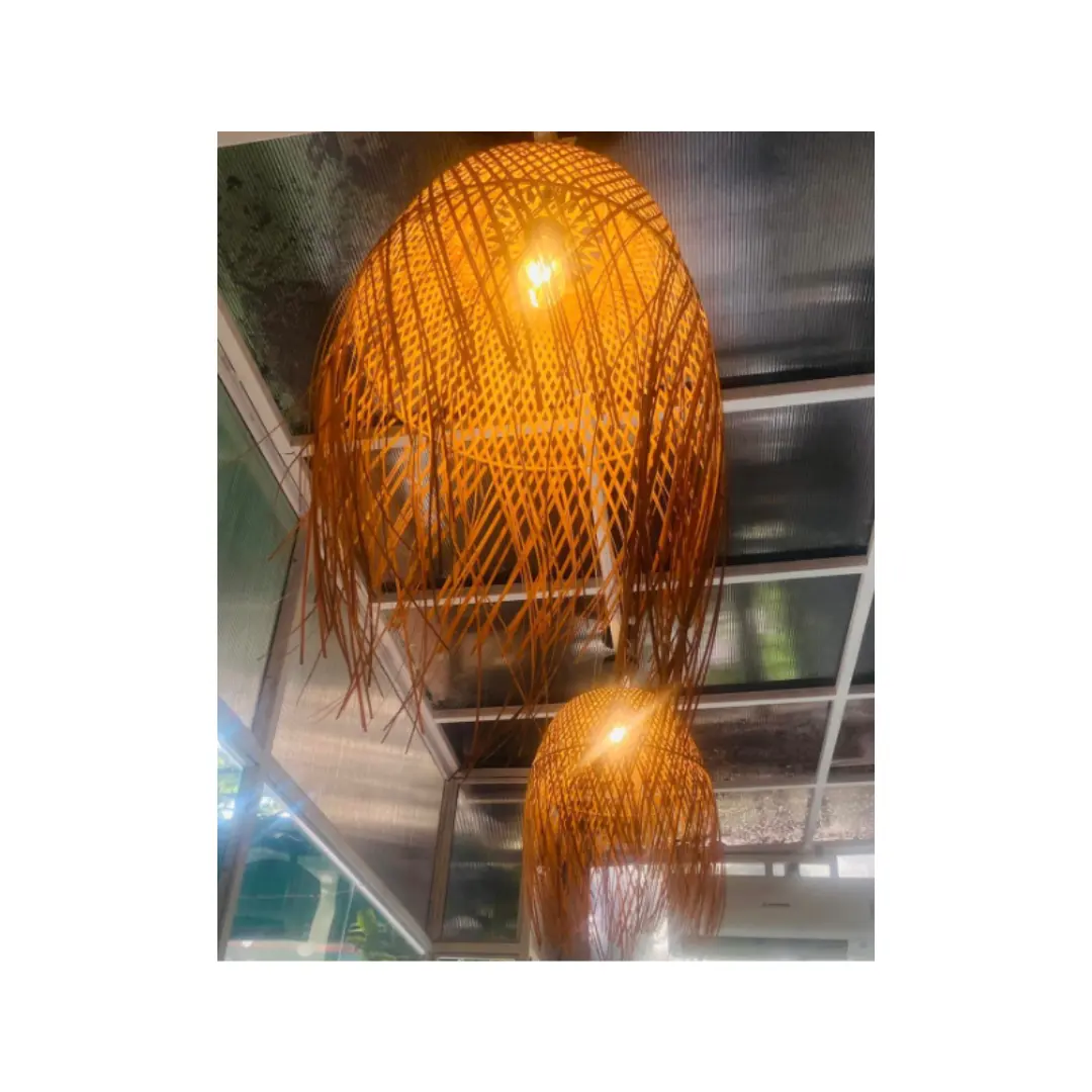 Новый новейший дизайн ручной работы бамбуковая лампа из ротанга и люстра с различными размерами/формой/дизайном Распродажа по дешевой оптовой цене