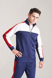 ชุดวิ่งฤดูหนาวแบบกำหนดเอง เสื้อแจ็คเก็ตและกางเกงจ็อกเกอร์สองชิ้น ระบายอากาศ แห้งเร็ว น้ำหนักเบา ผลิตจากโพลีเอสเตอร์ สำหรับผู้ชาย - Product Image 5