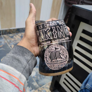 High Quality Eco-Friendly Highly Polished Handcrafted <b>Viking</b> Animal Drinking <b>Horn</b> Mug Made Natural <b>Horn</b> for Wine Beer India - Product Image 1