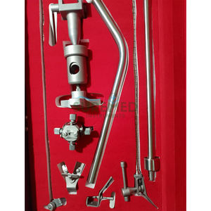 Ensemble de rétracteurs cérébraux auto-retenants en acier inoxydable, réutilisables, conçus pour l'utilisation avec les rétracteurs Leyla en neurochirurgie - Product Image 3